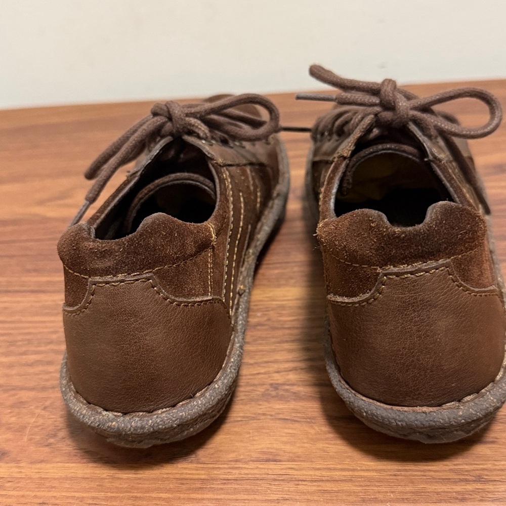 Born Brown Leather/Suede Lace Up Oxford Women’s Shoes. Size 8.5M. - Picture 3 of 7
